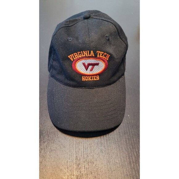 Vintage Virginia Tech Hokies Beamerball Strapback Hat VT Football Frank Beamer - Picture 1 of 5
